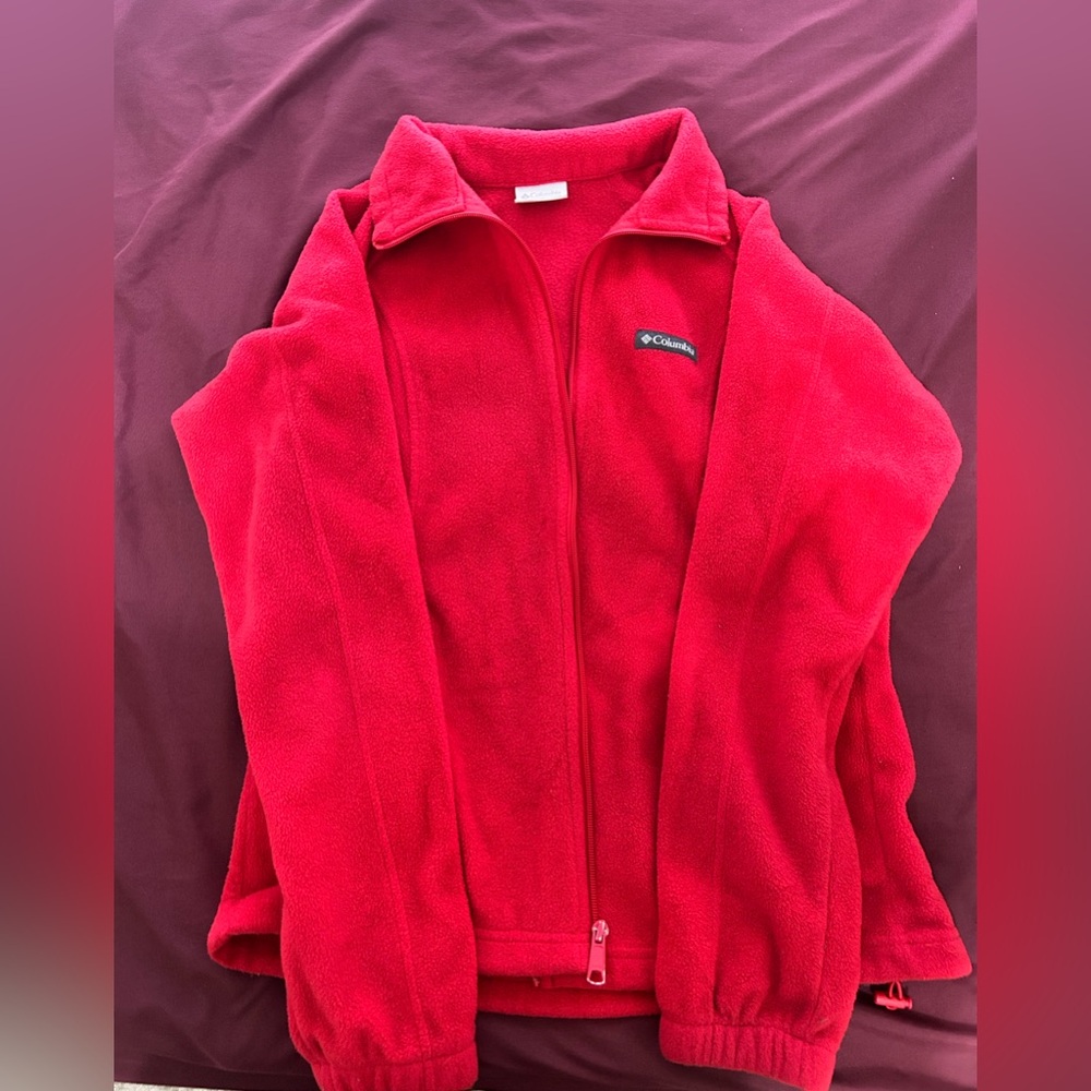 Red Columbia jacket